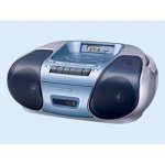 【中古】(未使用･未開封品)　パナソニック CDラジオカセット ブルー RX-D27-A