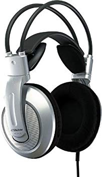 [Used] (Unused / Unopened) JVC HP-AV510 AV Series Sealed Headphone TV Silver with volume controller