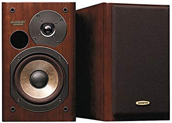 [Used] ONKYO INTEC275 Speaker System (2 units) Wood grain D-202AX