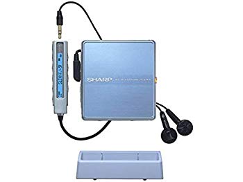 [Used] (Unused / Unopened) SHARP Sharp MD-ST600-A Blue Portable MD player MDLP compatible (MD playback machine)