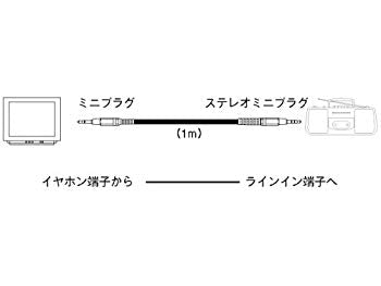 [Used] SONY Stereo Mini Plug and Mini Plug 1.0m RK-G139