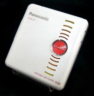 [Used] Panasonic Panasonic SJ-MJ19-W White Portable MD player MDLP compatible (MD playback dedicated machine/MD Walkman)