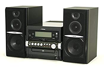 [Used] VICTOR Victor JVC UX-W5-B Black Microcon Ponents MD System (CD/Double MD/Cassette/AM/FM) (Center Unit CA-UXW5-B and Spy