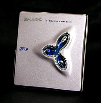 [Used] (Unused/Unopened) SHARP Sharp MD-ST770-P pink portable MD player (MD playback dedicated machine/MD Walkman)