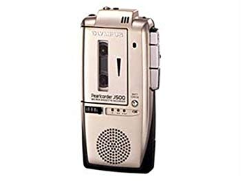 【中古】(未使用･未開封品)　OLYMPUS マイクロカセットテープレコーダー パールコーダーJ500
