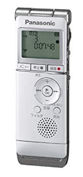 [Used] Panasonic IC recorder 2GB Silver RR-XS350-S