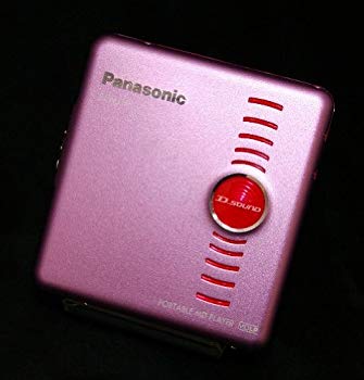 [Used] Panasonic Panasonic SJ-MJ19-P pink portable MD player MDLP compatible (MD playback dedicated machine/MD Walkman)