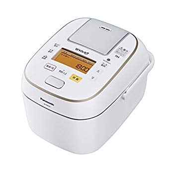 【中古】(未使用･未開封品)　パナソニック 5.5合 炊飯器 圧力IH式 Wおどり炊き ホワイト SR-PW107-W