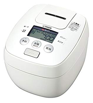 [Used] Tiger rice cooker one square pressure IH White cooked freshly cooked rice jpb-R180-W Tiger