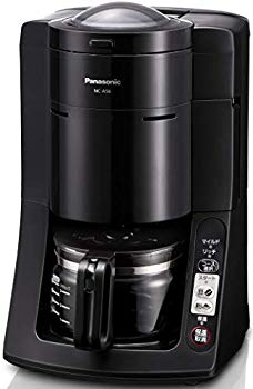 [Used] Panasonic boiling water coffee maker Fully automatic type Black NC-A56-K