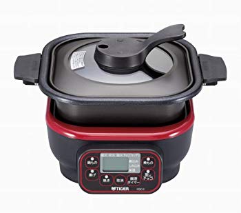 [Used] Tiger Microcon Table Cooker Red CQC-G070-R