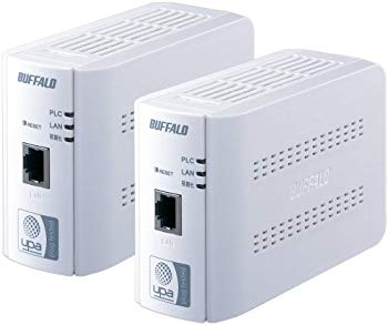 [Used] (Unused/Unopened) BUFFALO UPA method PLC adapter set model PL-UPA-L1/S