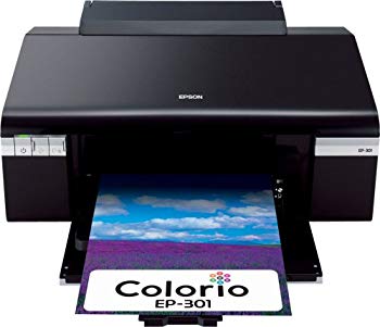 [Used] EPSON COLORIO Inkjet Printer 6 Color Dye Ink EP-301