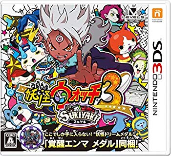 [Used] (Unused / Unopened) Youkai Watch 3 Sukiyaki ([Bonus] Youkai Dream Medal Awakening Emma Medal included) --3DS