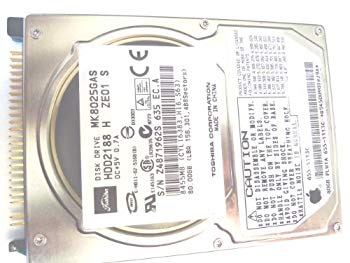 [Used] (Unused/Unopened) [Used HDD] Toshiba 2.5 Inch Built -in HDD 80GB MK8025GAS IDE/ATA100 (9.5mm/4200rpm/8MB) << Data erasure & formatted >>