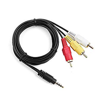 [Used] Anices AV A/V audio video TV output cable/Code/Reed for Sony Portable DVP-FX780