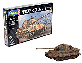 [Used] (Unused/Unopened) German level 1/72 VI Tank King Tiger 03129 Plastic model