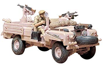 【中古】(未使用･未開封品)　タミヤ 1/35 ミリタリーミニチュアシリーズ No.76 イギリス陸軍 S.A.Sランドローバー ピンクパンサー プラモデル 35076