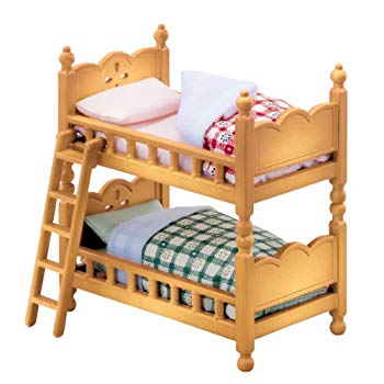 [Used] (Unused / Unopened) Sylvanian Family Furniture Two-step Bed Set Ka-302