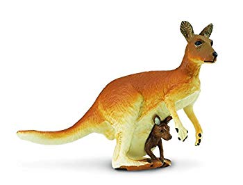 [Used] (Unused / Unopened) Safari Replica Kangaroo with Baby