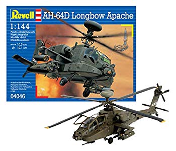 [Used] (Unused/Unopened) German level 1/144 AH-64D Longbow Apache 04046 Plastic model