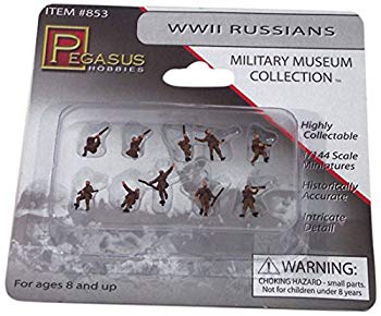 [Used] (Unused/Unopened) Pegasus Hobby 1/144 WW.II Soviet Forces Infantry Figure Set of 10 (painted finished product)