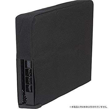 [Used] (Unused / Unopened) CYBER / Body Dust Prevention Cover Slim Vertical Type (for PS4) Black -PS4