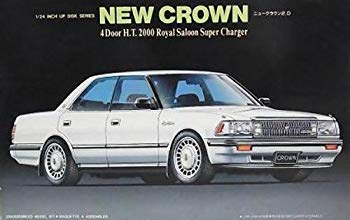 [Used] Fujimi Model 1/24 inch up series No.32 Toyota Crown (130 Series 2000 Royal Saloon Super Charger) Plastic Model ID32