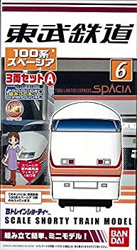 [Used] (Unused / Unopened) B Train Short Tea Tobu 100 Series Spacia A set (3 cars)