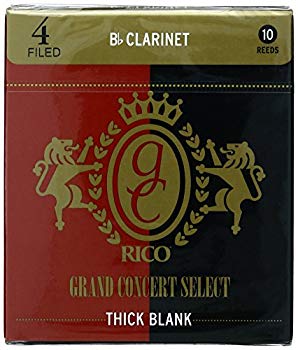 [Used] (Unused / Unopened) RICO Lead Grand Concert Select Chic Blank BB Clarinet Strength: 4 (10 pieces) Fileed RGT10BCL400