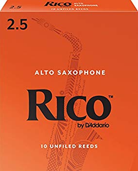 [Used] (Unused / Unopened) RICO Reed Alto Saxophone Strength: 2.5 (10 pieces) Anfold RJA1025