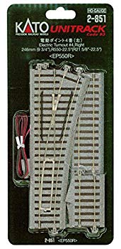 [Used] (Unused / Unopened) KATO HO Gauge Electric Point 4 No. 4 Right 2-851 Railway Model Supplies