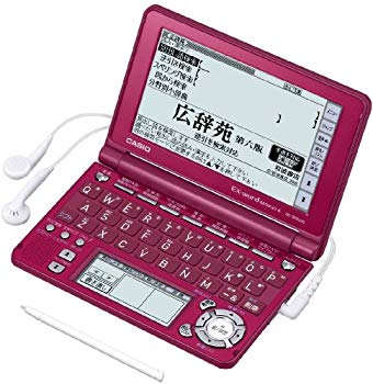 [Used] (Unused / Unopened) CASIO EX-WORD Electronic Dictionary XD-SF6300RD Red Voice Compatible 110 Contents Comprehensive Dictionary General Model Quick Palette 5.3 type (width 117.0 x vertical 66.1mm) Touch piper