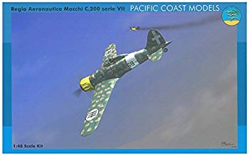 [Used] Pacific Coast Model 1/48 Italian Army McC.200 Serie 7 Saetta Fighter Plastic Model PCM48001