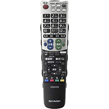 [Used] Sharp (SHARP) LCD TV genuine remote control GA824WJSA (0126380042)