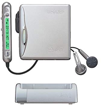 [Used] (Unused / Unopened) SHARP Auby MD-DS55-S 1 Bit Portable MD player (Silver)