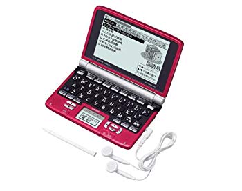 [Used] (Unused / Unopened) CASIO EX-WORD (Exward) Electronic Dictionary XD-SW6400RD Red Japan-China-Korea Handwritten Panel Equipped with Voice Compatible 100 Content Compatible Dictionary model