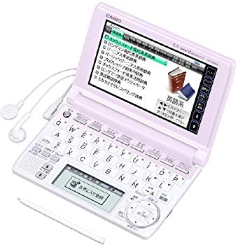 [Used] (Unused/Unopened) CASIO EX-Word Dictionary Pink High School Student Learning Model Twin Touch Panel Compatible 120 Contents Japanese Literature 300 works/100 World Literature Recorded BLANVIEW (