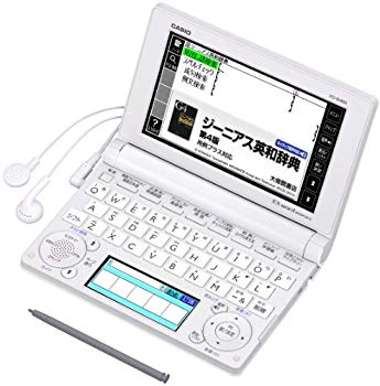 [Used] CASIO EX-WORD Electronic Dictionary High School Student Learning Model XD-B4850 White XD-B4850WE