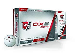 [Used] (Unused / Unopened) Wilson (Wilson) Golf ball DX2 Soft Golf Ball 1 dozen (12 pieces)