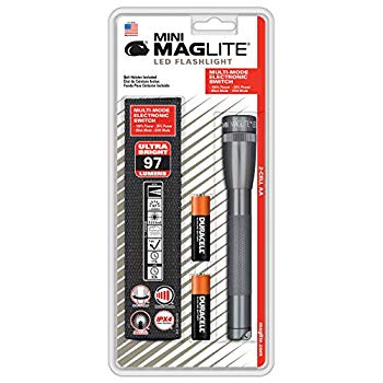 [Used] (Unused / Unopened) MAG-LITE (Maglite) Mini Mag 3W LED AA / 2 Gray SP2209H