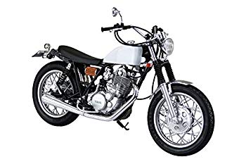 [Used] Aoshima Cultural Teaching Material 1/12 Bike Series No.11 Yamaha SR400S Plastic model with custom parts