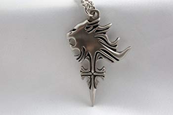 [Used] (Unused / Unopened) FF8 Final Fantasy Scall -style Lion Heart Necklace / Cosplay with Bonus