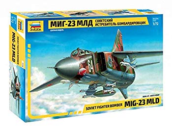[Used] (Unused/Unopened) Zubezda 1/72 MIG-23 MLD Soviet Fighter ZV7218 Plastic model