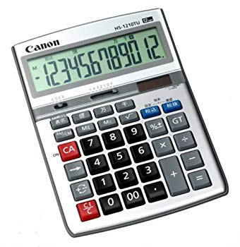 [Used] (Unused / Unopened) CANON Desktop Calculator 10 million units series 12 digits HS-1210TU