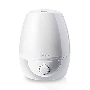 [Used] Shiroka 5L humidifier SD-C111 Pearl white [Large capacity 5L/water supply tank separation/ultrasonic humidification]