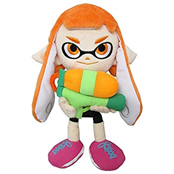 【中古】(未使用･未開封品)　スプラトゥーン Splatoon スプラシューター ガールA(S) ぬいぐるみ  高さ26cm SP01