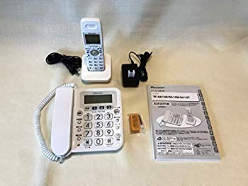【中古】(未使用･未開封品)　Pioneer デジタルコードレス電話機 子機1台付き 1.9GHz DECT準拠方式 ホワイト TF-SA10S-W