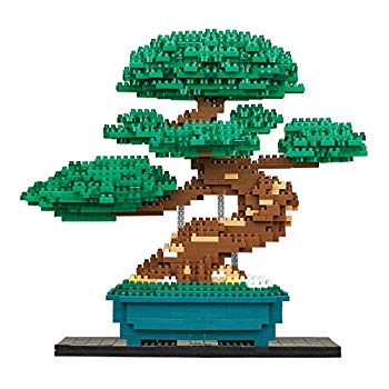 [Used] (Unused / Unopened) Nano Block Bonsai Matsu Deluxe Edition NB-039