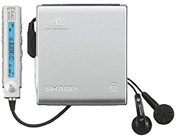 [Used] SHARP Auby MD-DS70-S 1 Bit Portable MD player (Silver)